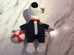 plush Family Guy “Brian” dog with beach ball new with tags NWT NEW