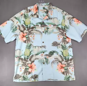 Tommy Bahama Herren Large Original Fit Seidenmischung Hawaiihemd Paradise Camp - Bild 1 von 6