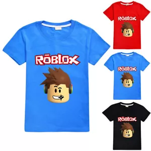 Roblox T-Shirts Kinder Jungen Mädchen Kurzarm Sommer Druck T Shirt 122-164 - Bild 1 von 10