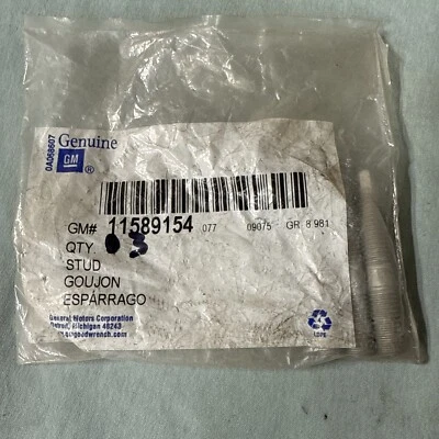 NEW Genuine 2000-2003 Chevrolet Impala 3.4L Exhaust Manifold Stud 11589154 SCD6 - Image 1 of 2