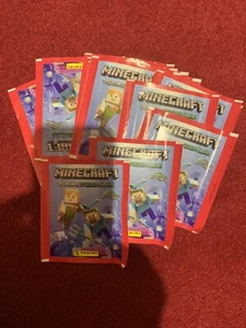 20 Panini Minecraft Sticker Packs. New Sealed - Picture 1 of 2