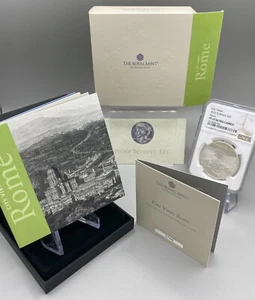 2022 UK 2 Pounds, City Views Rome 1 Ounce Silver NGC PF 67 UC w/OGP - Picture 1 of 4