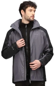 Chaqueta impermeable Regatta Telmar IV 3 en 1 para hombre - Imagen 1 de 9