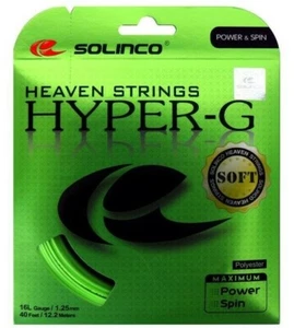 Cuerda de tenis Solinco Hyper G Hyper-G suave calibre 16L 1,25 mm NUEVA - Imagen 1 de 1