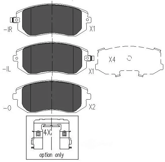 Conjunto de pastilhas de freio a disco - Total Stopping Solutions Dash 4 Brake TD929CH - Imagem 1 de 1