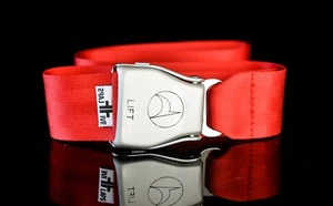 Türkisch Airlines AS  Schnalle  - Flugzeuggürtel by FlapsFive TK RED  ! - Bild 1 von 3