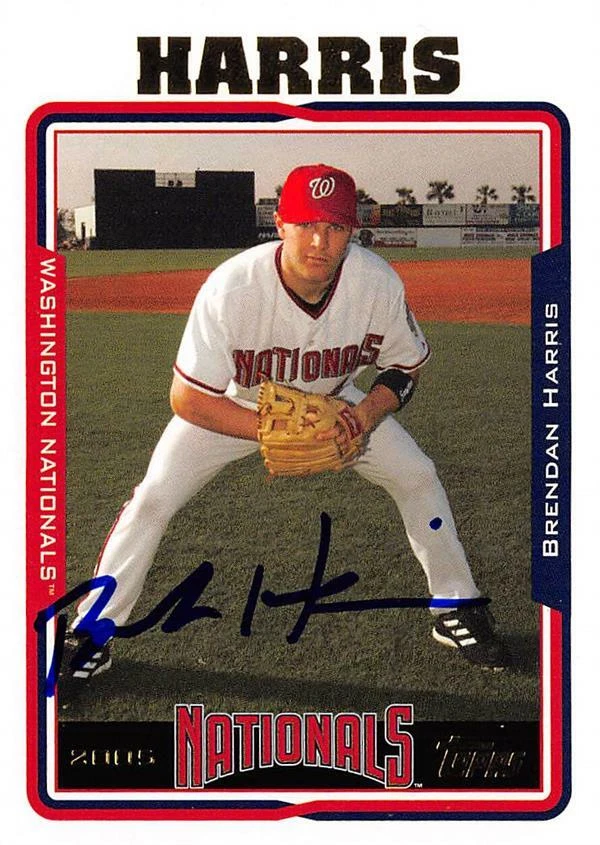 Brendan Harris autographed Baseball Card (Washington Nationals) 2005 Topps #14 - Image 1 of 1