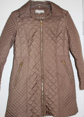 Chaqueta acolchada para mujer Anne Klein con capucha extraíble talla S Foto 1 de 4