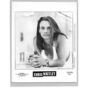 Chris Whitley amerikanischer Blues Rock Sänger Gitarrist 80er-90er Musik Pressefoto - Bild 1 von 2