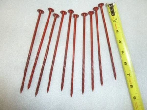 R Control 7 in long Timber / SIP panel Screws, Lots of 10 - Picture 1 of 4