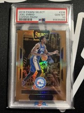 2016-17 Panini Select Joel Embiid Courtside Copper Prizm Card #236 PSA 10 POP 4!