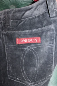The Original 80er Jahre SASSON Samthose Größe XS - Made in USA - Bild 1 von 5