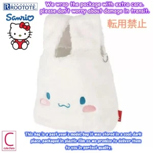 Cinnamoroll ×ROOTOTE Fluffy Mini Tote Bag Handbag Purse Sanrio Japan - Picture 1 of 12