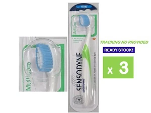  3 units x SENSODYNE Multicare Toothbrush Soft For Sensitive Teeth  - Picture 1 of 3