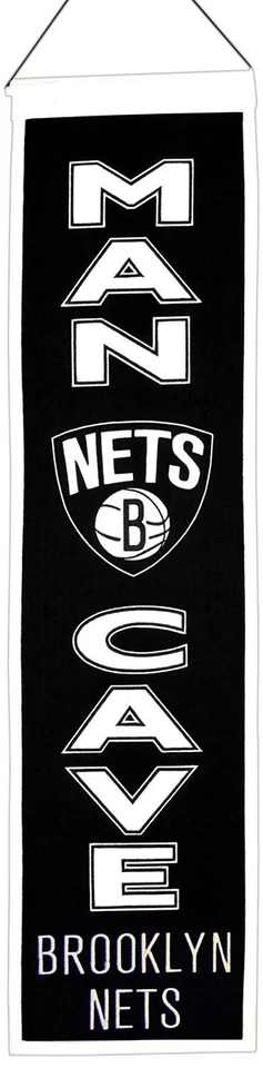 Brooklyn Nets Man Cave Banner 3003 - Image 1 of 1