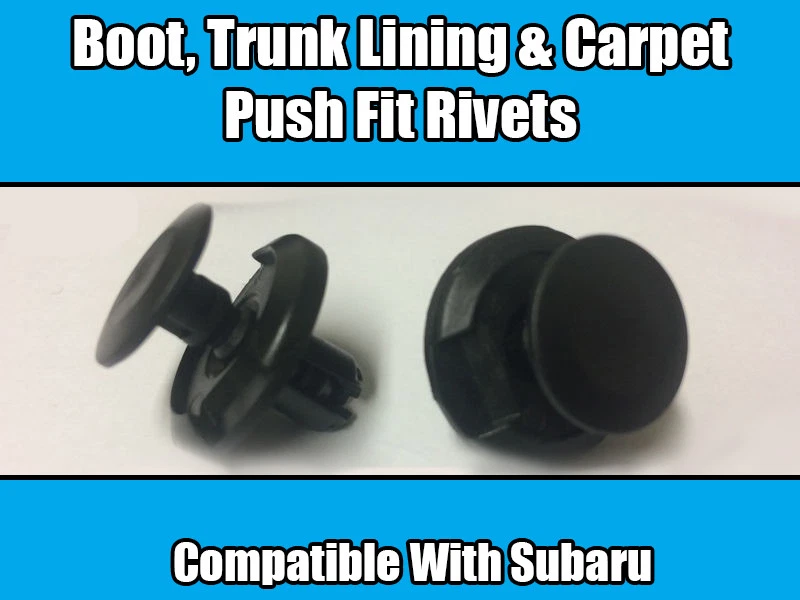 10x Clips For Subaru Impreza Push Fit Rivets For Boot & Trunk Lining & Carpets - Image 1 of 1