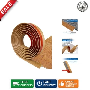 10 Fuß selbstklebende PVC Schwellenstreifen, Holzmaserung für elegante Übergänge - Bild 1 von 9
