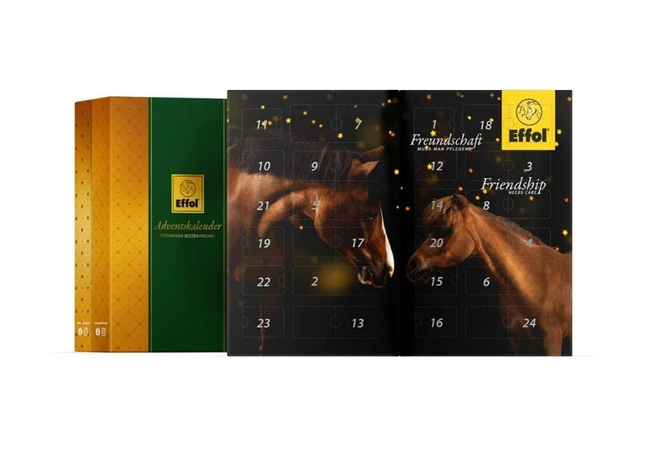 Effol Pferde Adventskalender 2025 - 24 Geschenke Weihnachten für Pferd und Reite - Bild 1 von 1