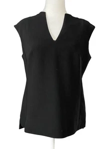 Camicetta Ted Baker London senza maniche top donna collo medio intagliato moderna 3 - Foto 1 di 13