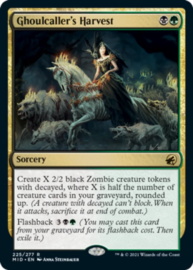 x1 Ghoulcaller's Harvest - Innistrad: Midnight Hunt - NM - MTG - Image 1 of 1
