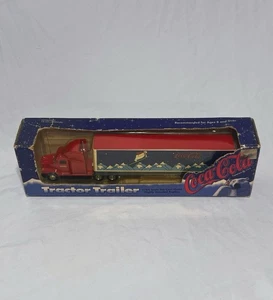 1995  ERTL  Coca-Cola  Bear Tractor Trailer  Die-Cast  1:64 Scale Vintage - Picture 1 of 9