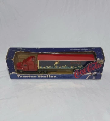 1995  ERTL  Coca-Cola  Bear Tractor Trailer  Die-Cast  1:64 Scale Vintage - Image 1 of 4