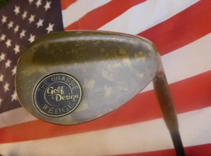 ¡NUEVO! Golf Design THE BRASSIE WEDGE 56° Cuña de Arena Todo Negro R Flex Eje de Acero - Imagen 1 de 10