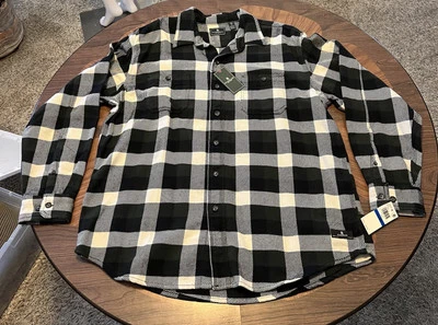 Gh Bass Cuadros Peso Pesado Franela Botón Manga Larga Para Hombre XL Foto 1 de 4