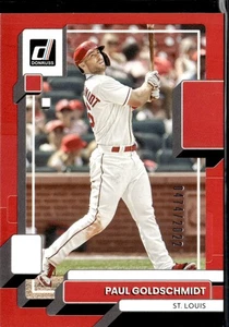 2022 Donruss Paul Goldschmidt #157 Red #/2022 SN - Picture 1 of 2