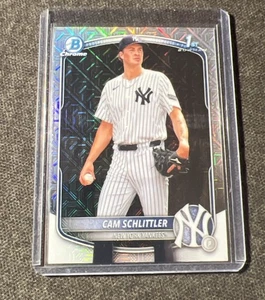 2025 Bowman Chrome - Prospects Cam Schlittler Mojo Refractor #BCP-166 🔥 - Picture 1 of 2