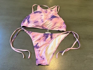 Traje de baño bikini bikini bikini morado C APPAREL talla grande - Imagen 1 de 2