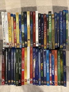 HUGE DISNEY PIXAR MARVEL STARWARS 47-MOVIE LOT - Blu-Ray / DVDs Like-New L@@K - Picture 1 of 7