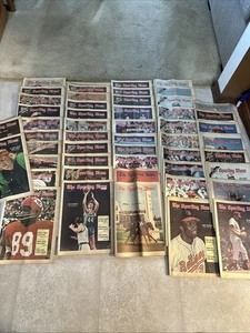 LOT of 50 (OF 52) 1971 THE SPORTING NEWS WEEKLY NEWSPAPER ALL SPORTS *ALL YEAR* - Picture 1 of 10