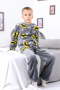 Boys’ Winter Pajama Set – Cozy Velsoft Fabric, Long Sleeve Top & Pants, Elast... - Picture 1 of 6