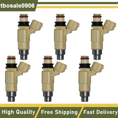 Inyector de combustible nuevo 6 piezas para Suzuki XL-7 2002 2003-2006 Grand Vitara 2001 V6 2,7 L Foto 1 de 4