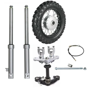 Horquillas Delanteras Triple 10" Rueda 2.50-10 Neumático Dirt Bike para Coolster 70cc CRF50 XR50 - Imagen 1 de 10