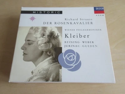 R.Strauss-Der Rosenkavalier-Reining, Weber, Jurinac, Gueden-E.Kleiber-3er CD Box - Bild 1 von 4