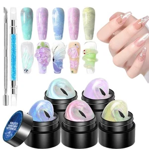 Gel para esculpir uñas 3D 5 colores sólido constructor diseños de uñas gel para esculpir modales - Imagen 1 de 12