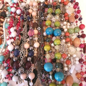 Lote de joyas con cuentas para elaborar collares pulseras reutilizando algunos ponibles 4# - Imagen 1 de 11