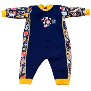 Costume da bagno Splash About Warm-In-One Garden Delight foderato in pile M (3-6 Mo) - Foto 1 di 10