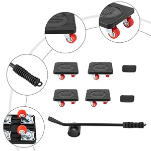 Heavy-Duty Rolling Cart with 360° Rotating Wheels – Furniture Mover - Bild 1 von 8