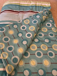 reversible twin comforter Stripes And Dots - Picture 1 of 4