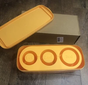 Ice Cube Tray for Tumbler Cup 40Oz, 3 Piece Silicone Cylinder Ice Mold, yellow - Picture 1 of 4