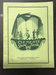 Clements' Showbuch, 1920er Jahre. Clements Entertainment Büro. Vintage. Selten. - Bild 1 von 12