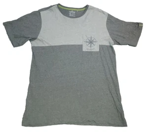 Kathmandu Regular Fit Men's 2XL Casual T-shirt Two Tone Grey Short Sleeve - Picture 1 of 7