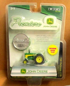 1/64 John Deere - Premiere - Model 730 Tractor - Release #16 - 37425 with Coin - Picture 1 of 2