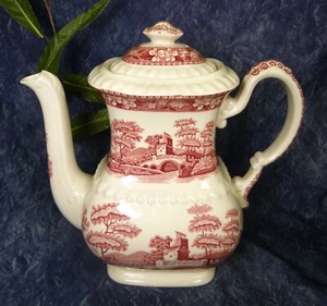 SPODE Tower Red - 1 Coffee Pot - Picture 1 of 1