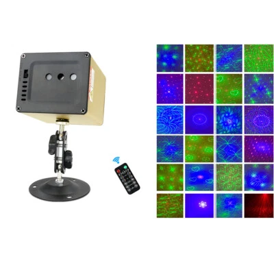 RGB Stage Mini Light Sound Activated DJ Laser Light Party Club Karaoke Lighting - Image 1 of 4