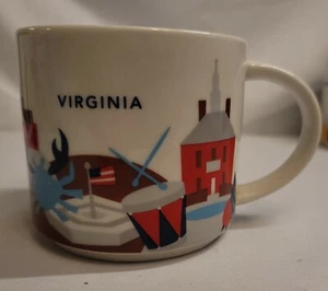 Starbucks VIRGINIA You Are Here YAH Mug Cup 14 oz - Picture 1 of 6