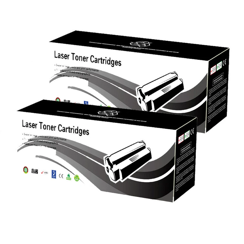 2 x Black Toner Cartridges Non-OEM Alternative For Ricoh MPC305E - 12,000 Pages - Image 1 of 1